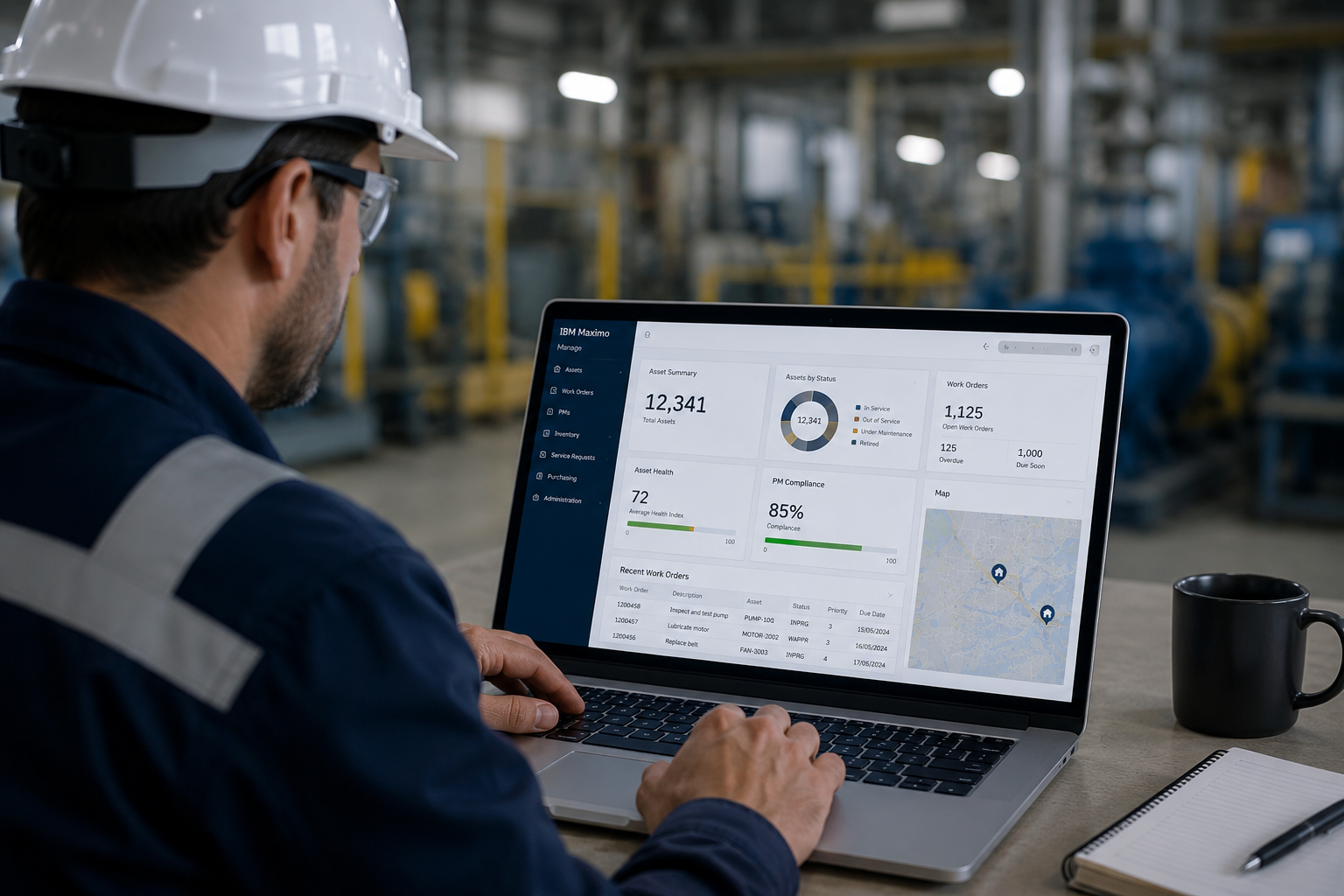 Assessing maintenance operations, asset data and business requirements before an IBM Maximo project